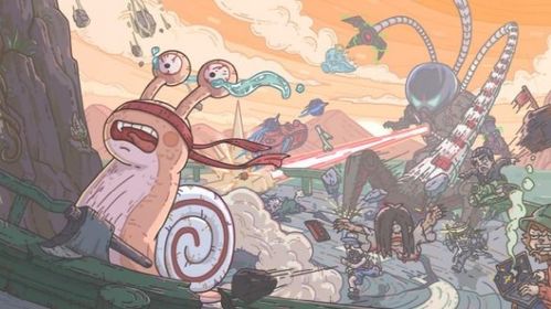 奔跑的蜗牛作品集：探索奇幻与现实的交汇，见证微小生命的传奇征程