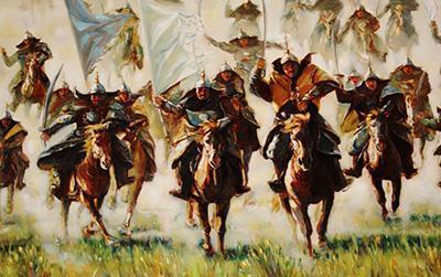 马踏天下，独领风骚，征战四方，无往不胜，驰骋九州，一统江山。