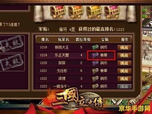 (三国立志传2实力排行)三国立志传2攻略：全面解析游戏玩法，助力打造强大战队！